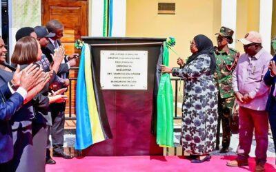 PRESIDENT SAMIA SULUHU HASSAN LAYS FOUNDATION STONE FOR NEW CAMPUS AT MZUMBE UNIVERSITY